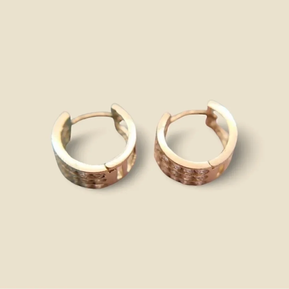 14k Solid Gold 5 mm Thickness and 11 mm diameter | Birthday Gift | Solid Gold |